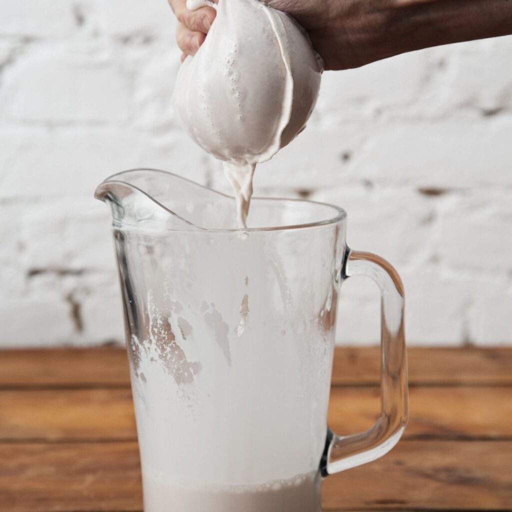 Herstellung Nussmlich