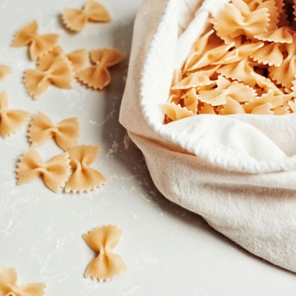Nachhaltiges Einkaufen Pasta
