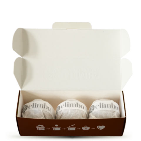 Elimba Kakao Intense 3 Kugeln in Papier