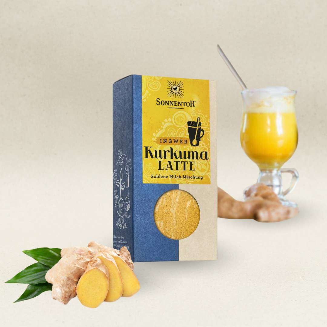 Kurkuma Latte Ingwer Pulver von Sonnentor