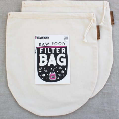 Nectarbar Nussmilchbeutel Baumwolle Doppelpack