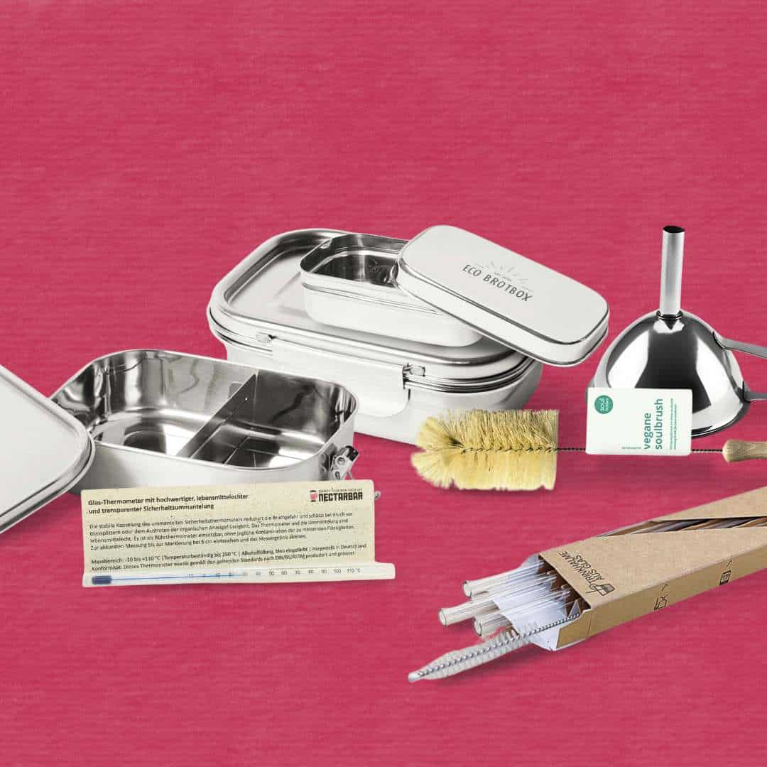 Zubehoer Paket für selbstgemachte Hafermilch